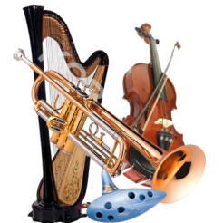 Instrumenty muzyczne strunowe,dete,perkusyjne